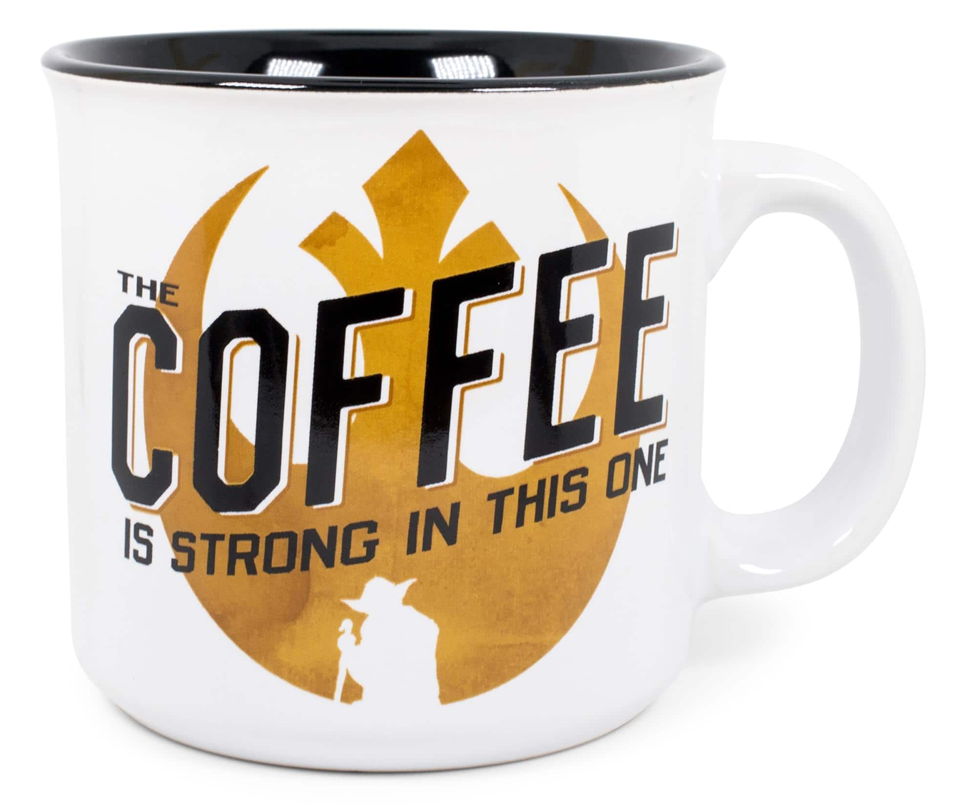 "Silver Buffalo - Star Wars ""Coffee Is Strong In This One"" Ceramic Camper Mug | Holds 20 Ounces - White" price history on PriceWatchPro