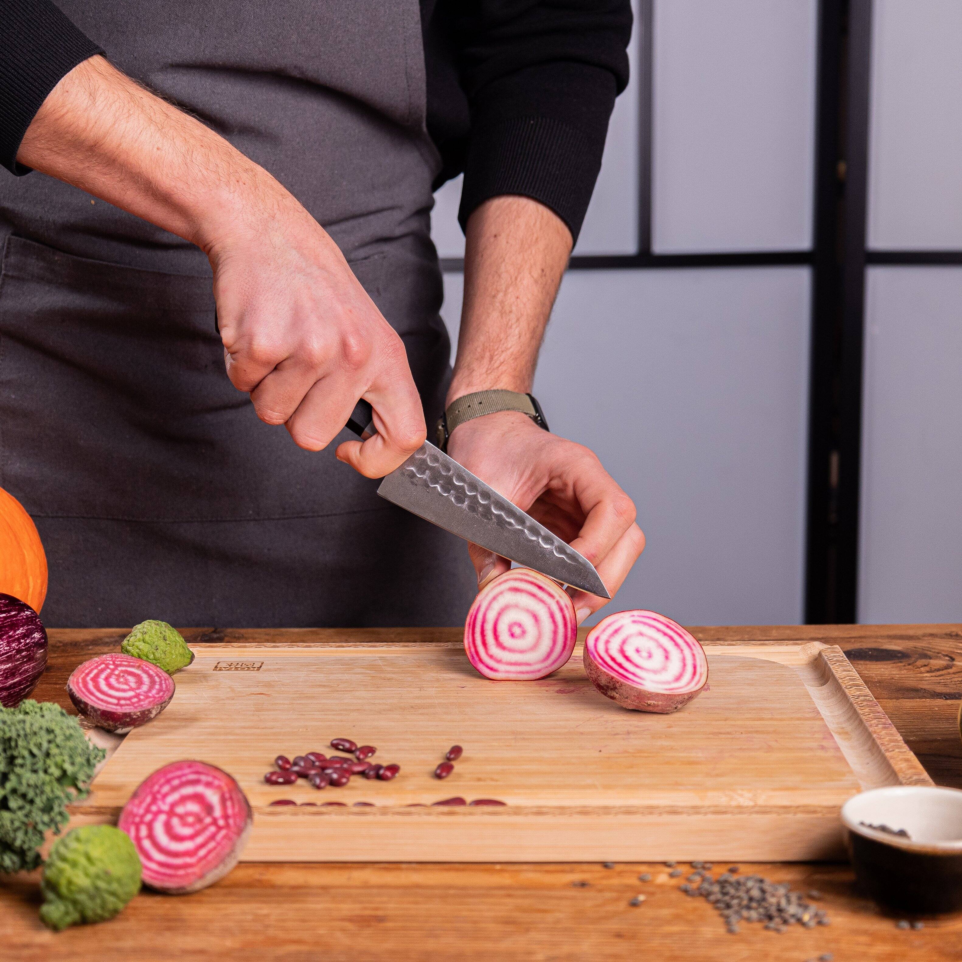 Alt View 1. KOTAI - Petty 5.5-inch Utility Kitchen Knife | BUNKA Collection.