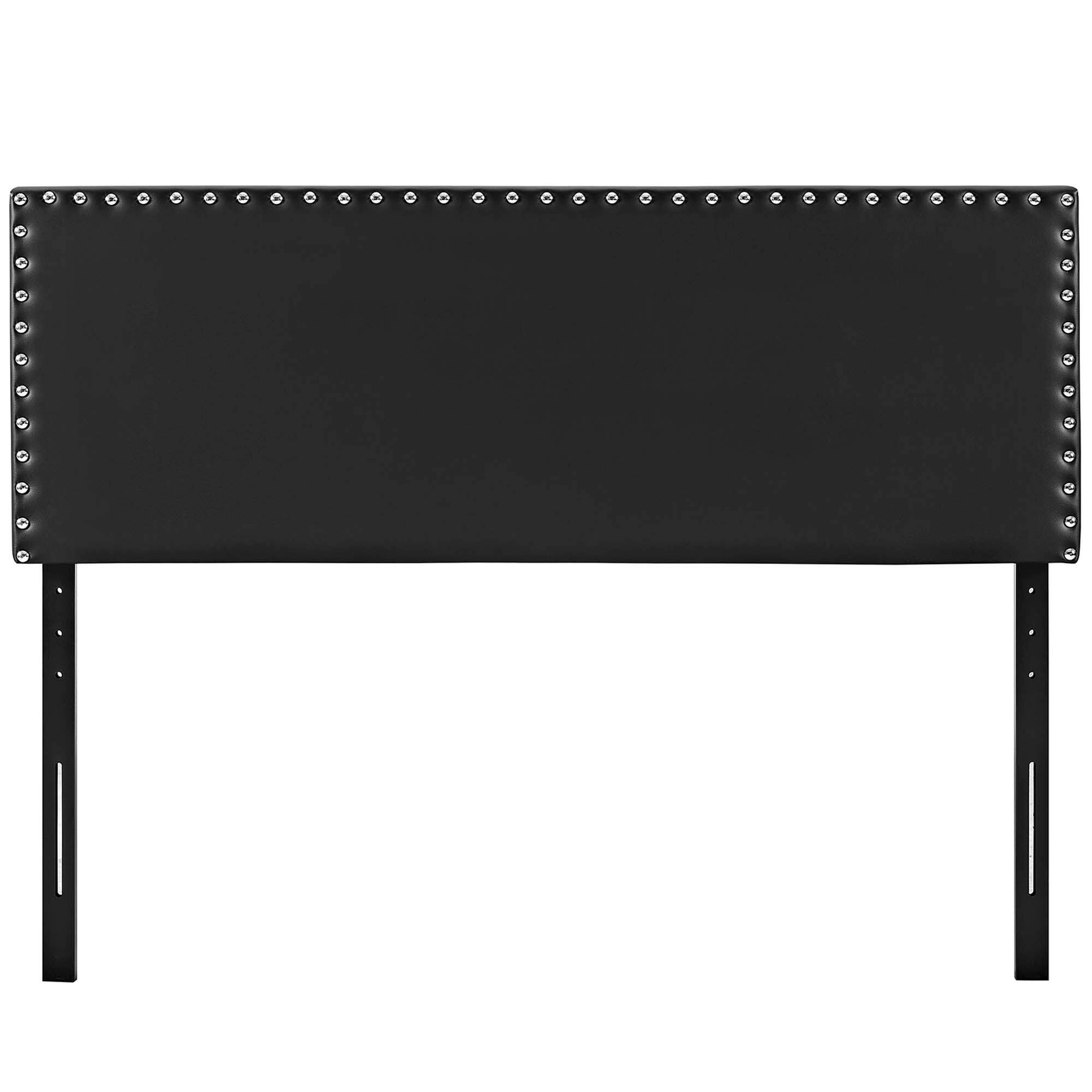 Left. Modway - Phoebe Upholstered Vinyl King Headboard by Modway - Black.