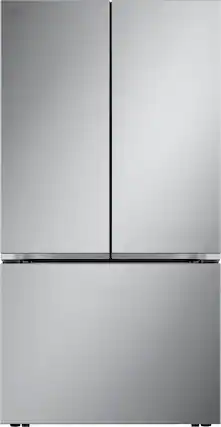 Front. LG - Standard-Depth MAX 31.7 Cu. Ft. French Door Smart Refrigerator with Internal Water Dispenser - PrintProof Stainless Steel.