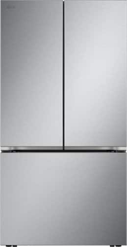 LG - 36-in Standard-Depth MAX 31.7 Cu. Ft. French Door Smart Refrigerator with Internal Water Dispenser - Stainless Steel