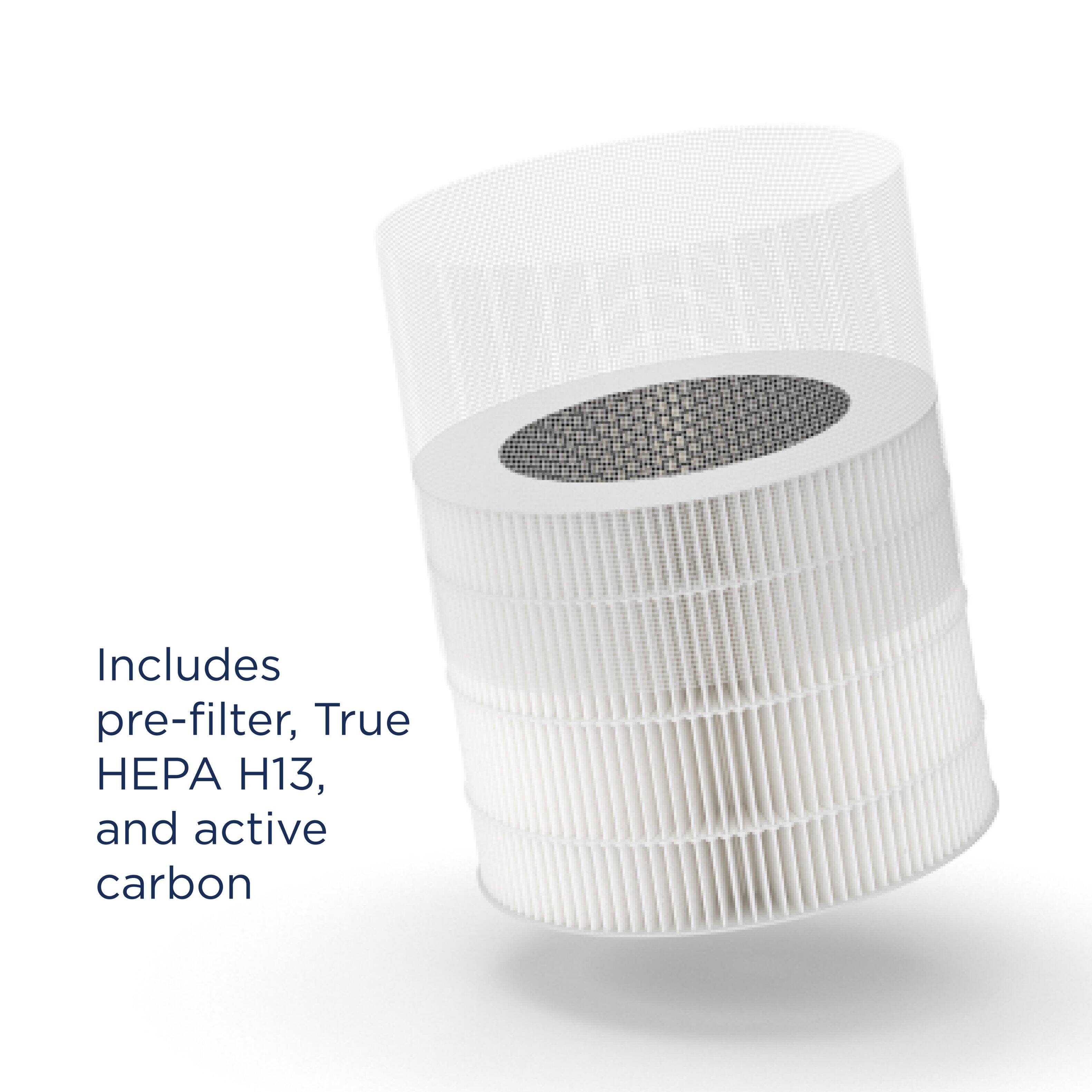 Alt View 11. Medify Air - Medify True HEPA H13 Replacement Filter for MA-22 - Silver.
