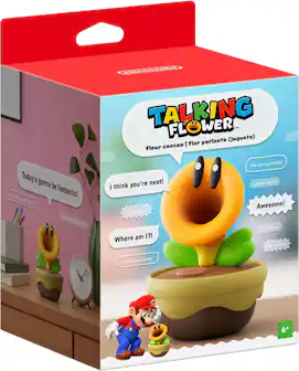 CihnieEul TALKING FLOWER T parlante (juguete) cancan I Flor Fleur Today's gonna be fantastic! I think you're neat! I think you're neat! Where am I?! Me caes superbien! ¿Dónde estoy?! Awesome! Ou sls-je?) Maravillosol quelqu'us d'extral Tes 6+