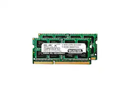 Black Diamond - memory 16gb (2 x 8gb) 204-pin ddr3 so-dimm ddr3 1866 (pc3 14900) n