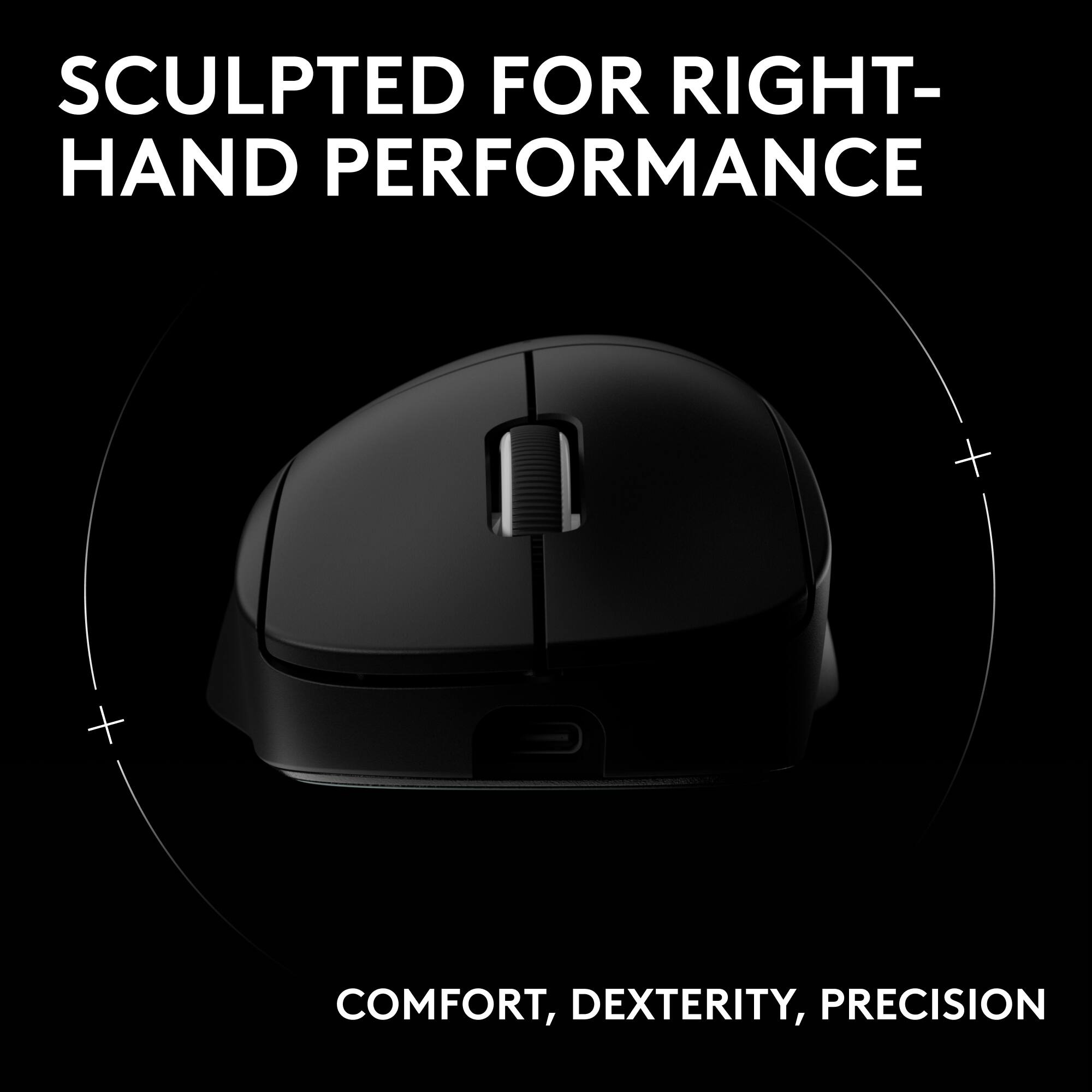 SCULPTED FOR RIGHT-HAND PERFORMANCE

COMFORT, DEXTERITY, PRECISION