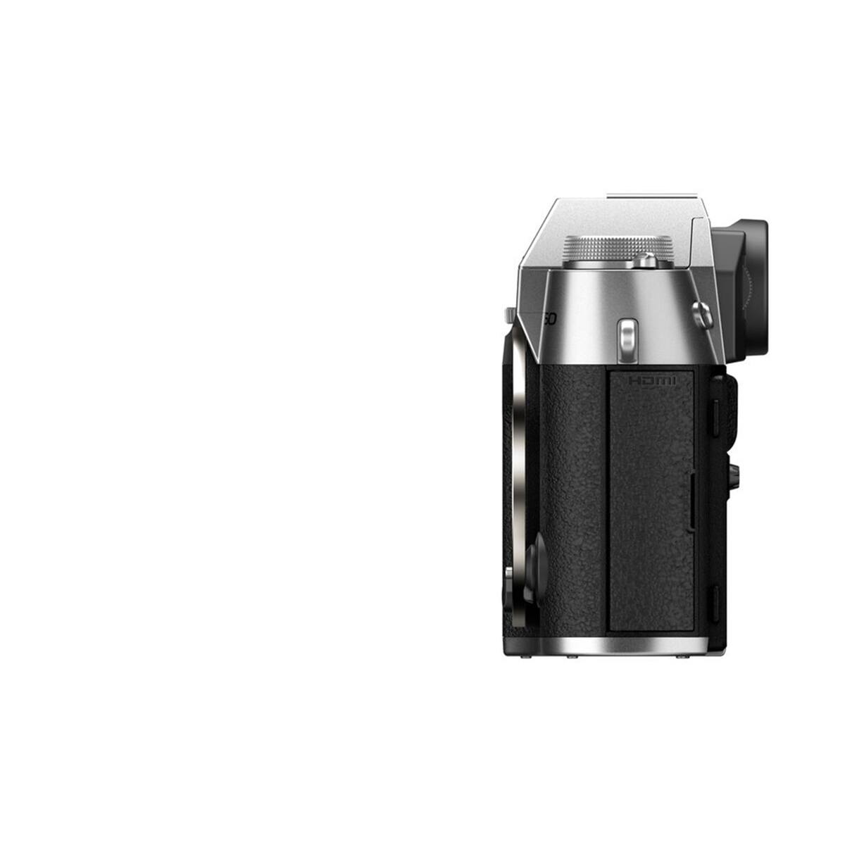 Alt View 9. Fujifilm - Fujifilm X-T50 Mirrorless Camera, Silver, Bundle with Included Value.