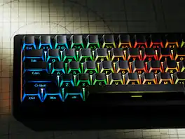 Womier - Shine Through Keycaps, PBT Keycap Cherry Profile Custom Keys Set for Cherry Gateron MX Switches Mechanical Keyboard - Black-122 Keys