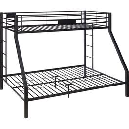 Manhattan Lane - Metal Twin XL/Queen Bunk Bed - Black