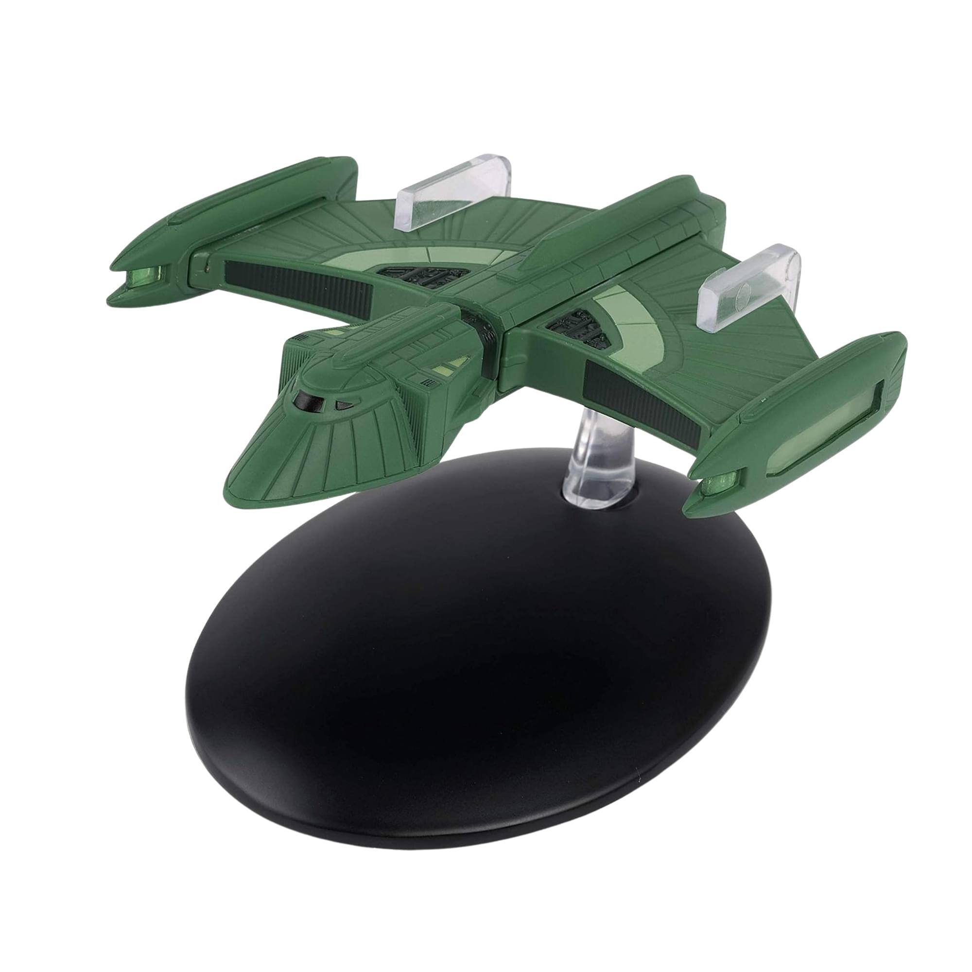 Alt View 3. Eaglemoss - Eaglemoss Star Trek Starship Replica | Romulan Scout - Green.