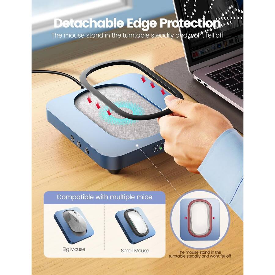 Comfort Essence Enlarged Turntable Mouse Mover Max 3 With Adjustable ...