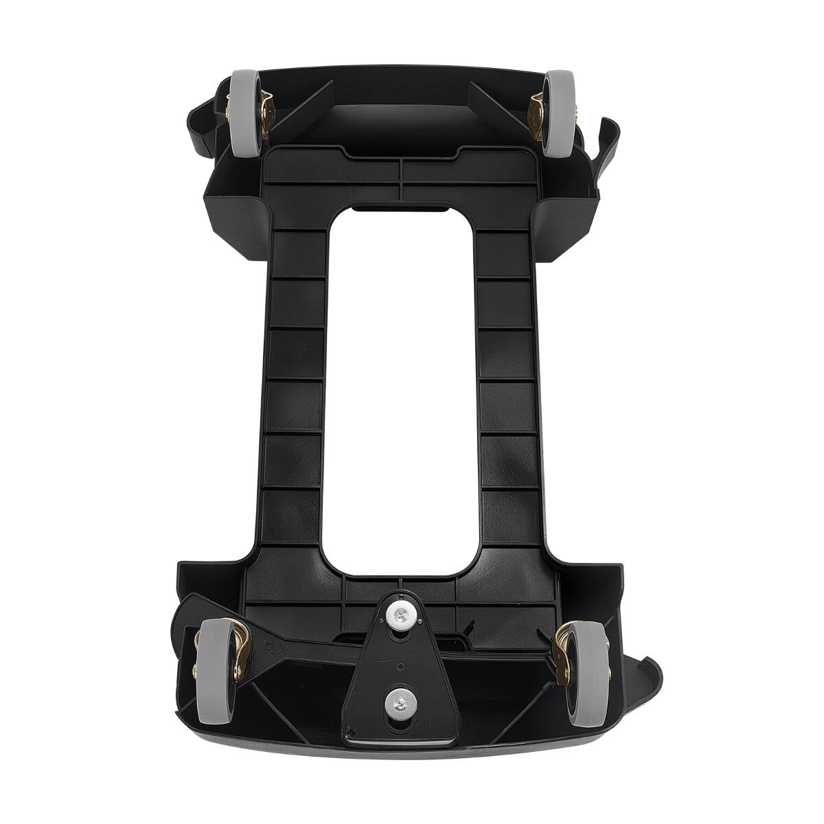 Ropilly Slim Trash Can Dolly with Wheels, Heavy Duty Polypropylene Base ...