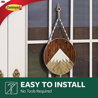 3M Command  
EASY TO INSTALL  
No Tools Required