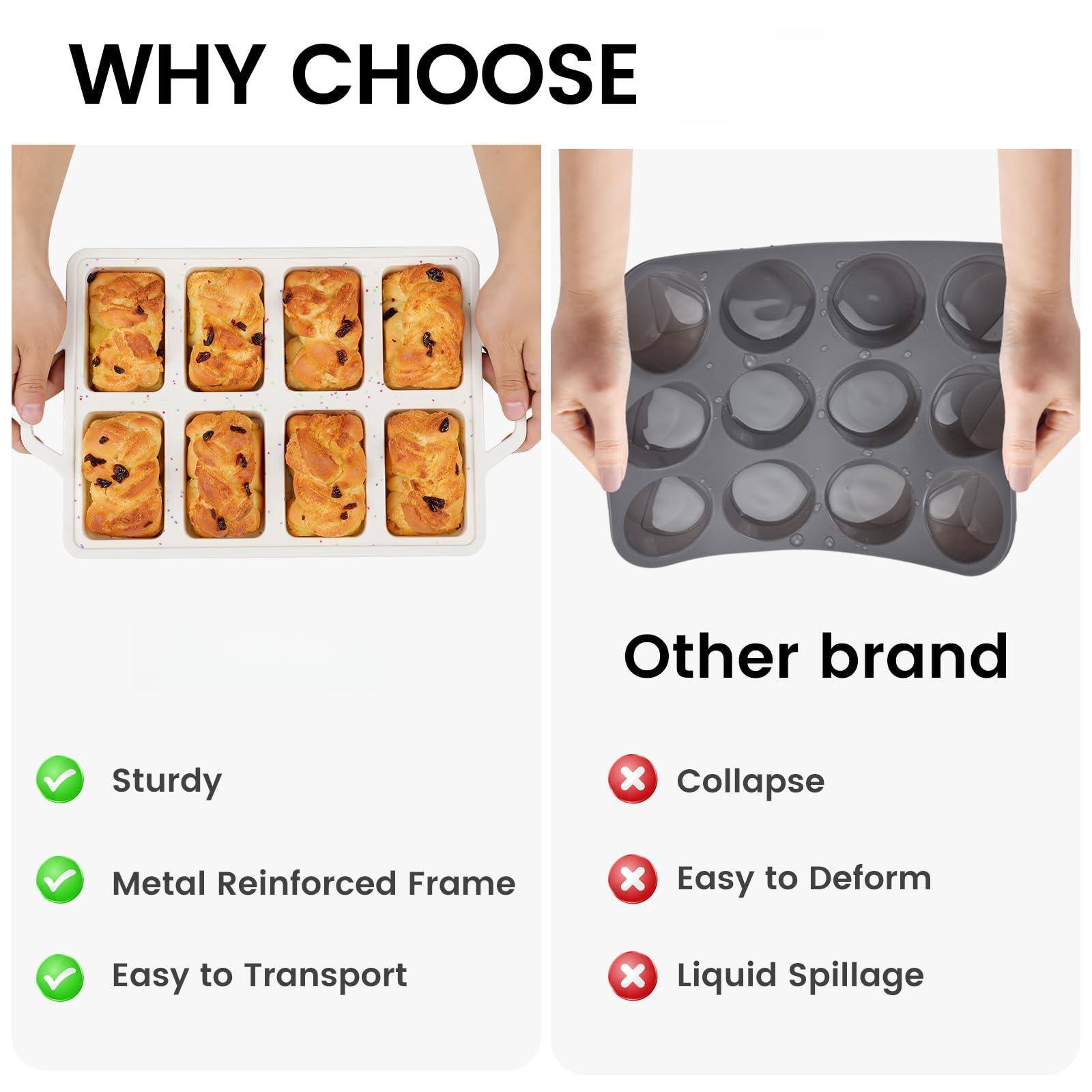 WHY CHOOSE

- Sturdy
- Metal Reinforced Frame
- Easy to Transport

Other brand

- Collapse
- Easy to Deform
- Liquid Spillage