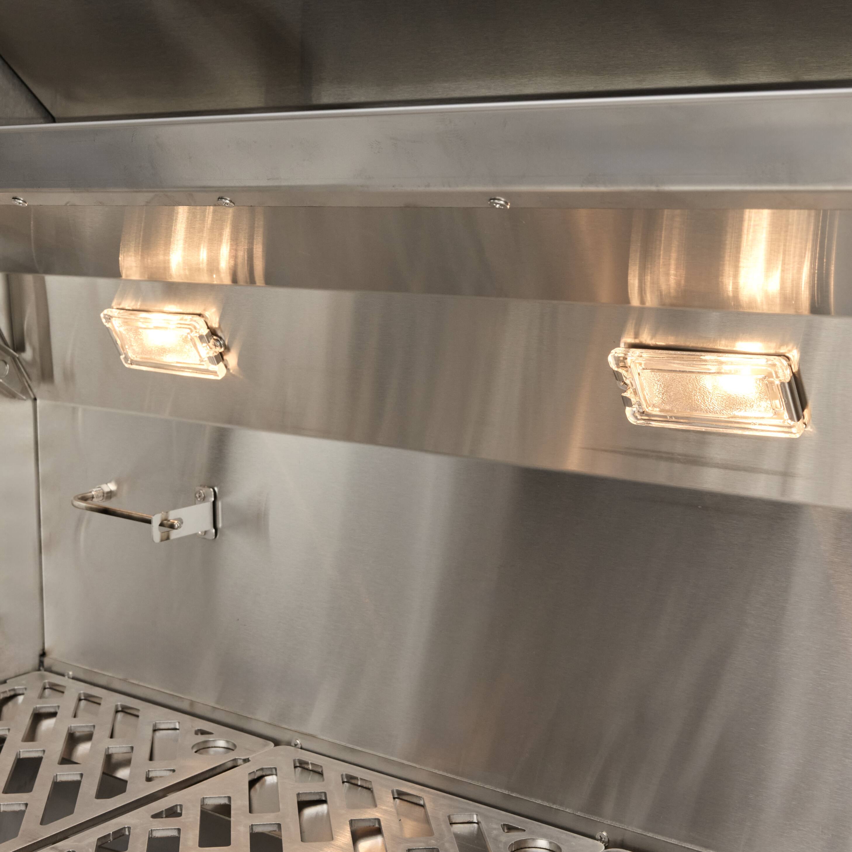 Left. Coyote Outdoor Living - 28" Next-Gen Pellet Grill - Stainlees Steel.