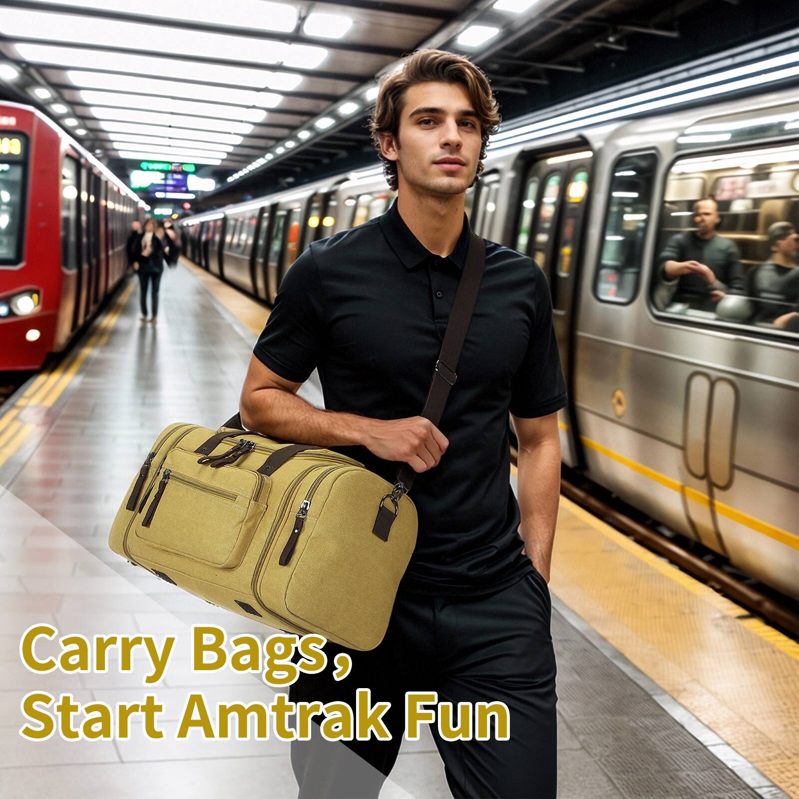 Carry Bags, Start Amtrak Fun