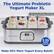 The Ultimate Probiotic Yogurt Maker XL
ULTIMATE
2.25 quart capacity
Make 50% More Yogurt Every Batch!