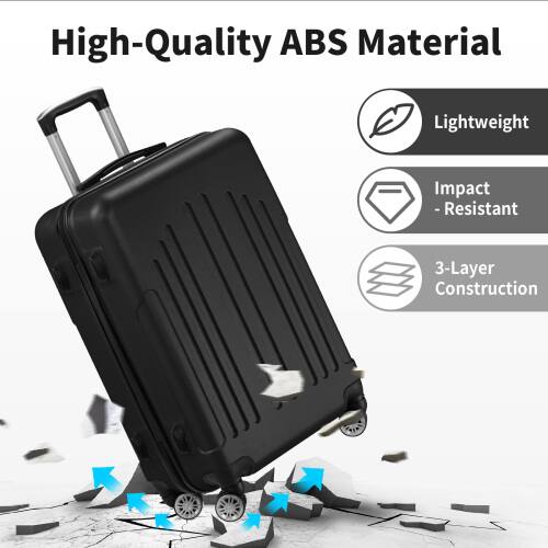 High-Quality ABS Material  
Lightweight  
Impact-Resistant  
3-Layer Construction