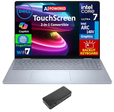 Dell Upgraded 16 Plus 2 in 1 Laptop 16.0 WUXGA (Intel Ultra 7 256V Dell Upgraded 16 Plus 2 in 1 Laptop 16.0 WUXGA (Intel Ultra 7 256V