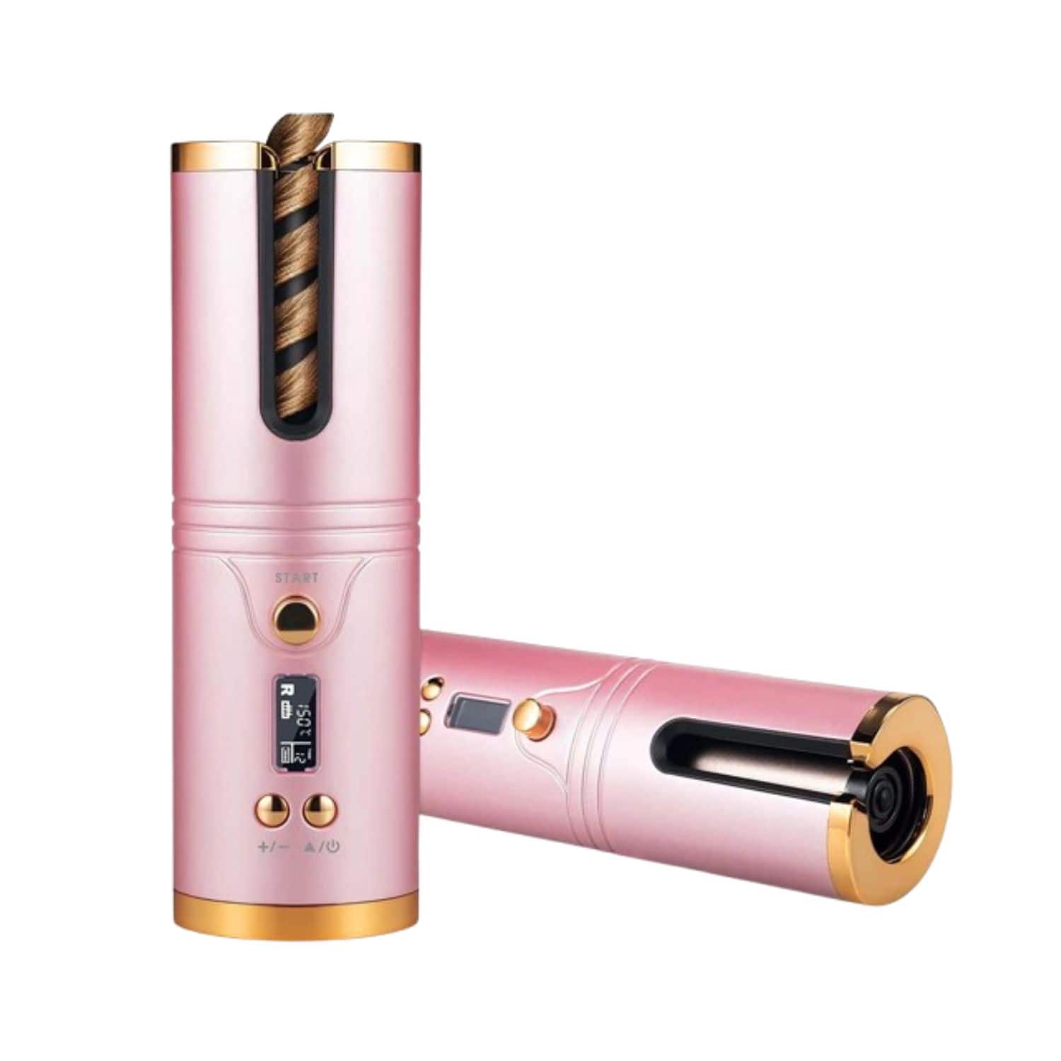 Stock Preferred - 34W Cordless Rechargeable Curling Iron – Fast Heating Portable Hair Wand