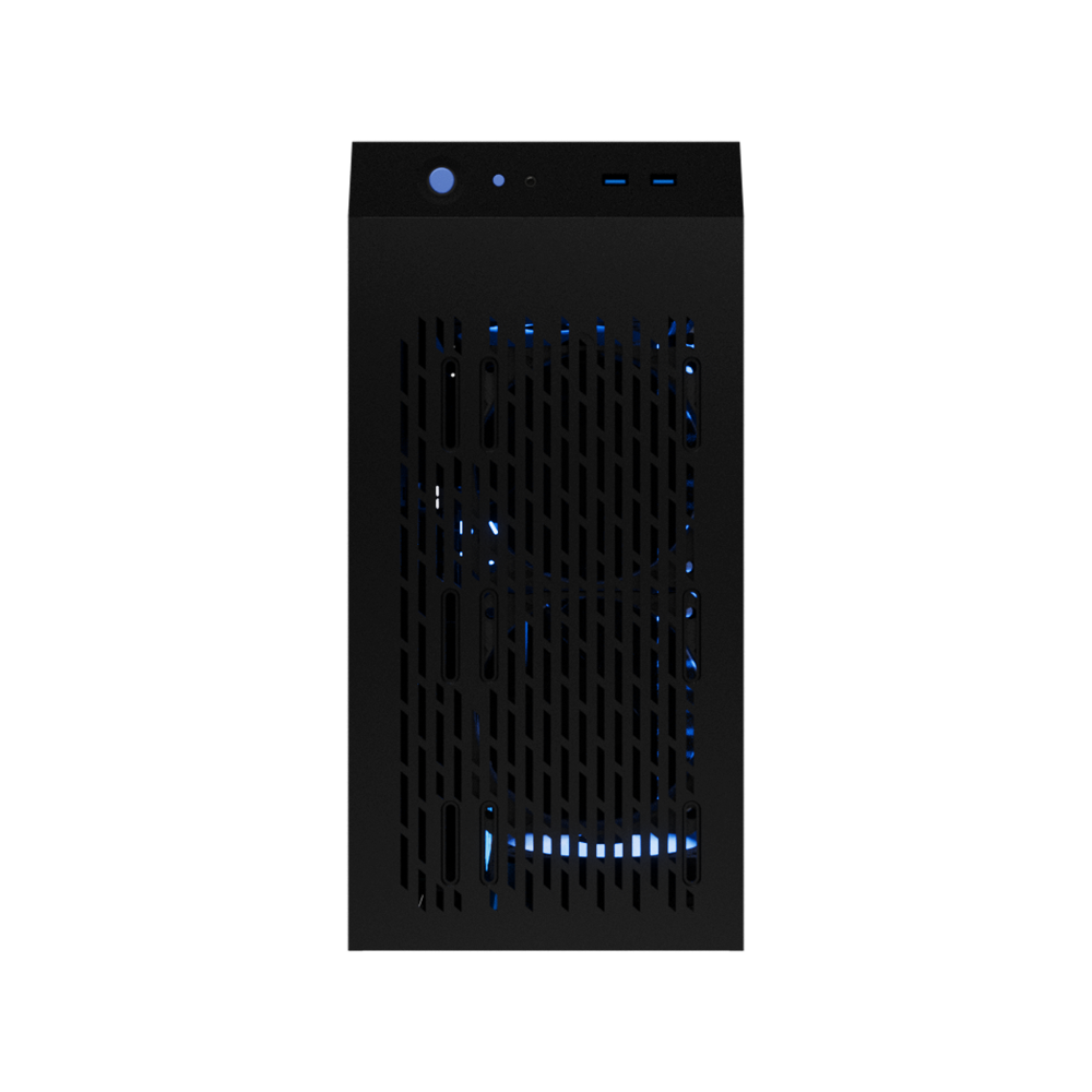 Alt View 5. MAINGEAR - MG-1 Amethyst Gaming Desktop - NVIDIA GeForce RTX 5090 - Intel Core Ultra 9 285K - 32GB DDR5 - 2TB SSD - WiFi 7 - RGB - Black.