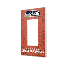 Keyscaper - Seattle Seahawks Football Design Single Rocker Light Switch Plate - Multicolor