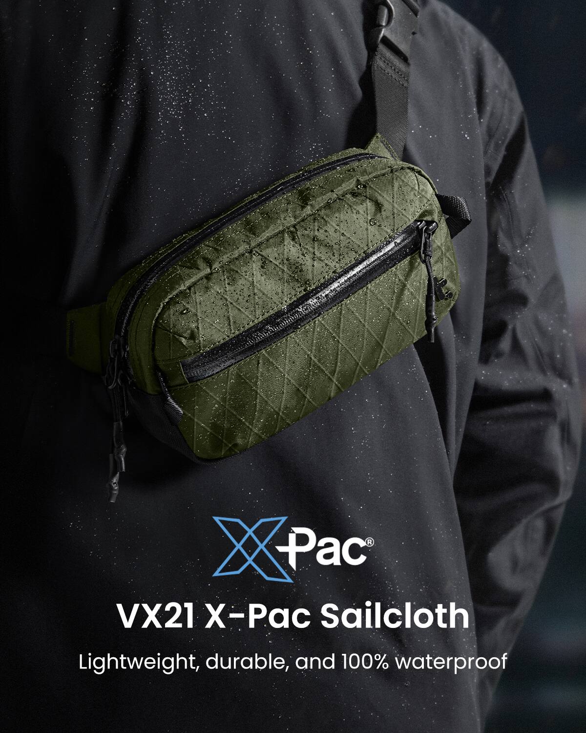 Pac VX21 X-Pc Sailcloth Lightweight, durable, and 100% waterproof.