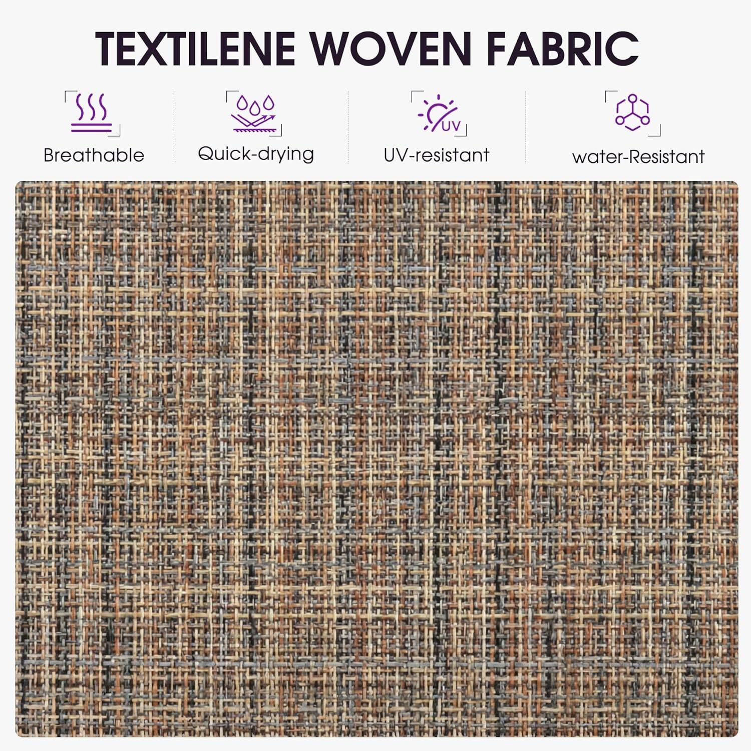 TEXTILENE WOVEN FABRIC

- Breathable
- Quick-drying
- UV-resistant
- Water-resistant