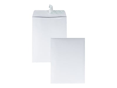 Alt View 2. Quality Park - Redi-Strip Catalog Envelopes, 9.5" x 12.5", 100/Box - White Wove.