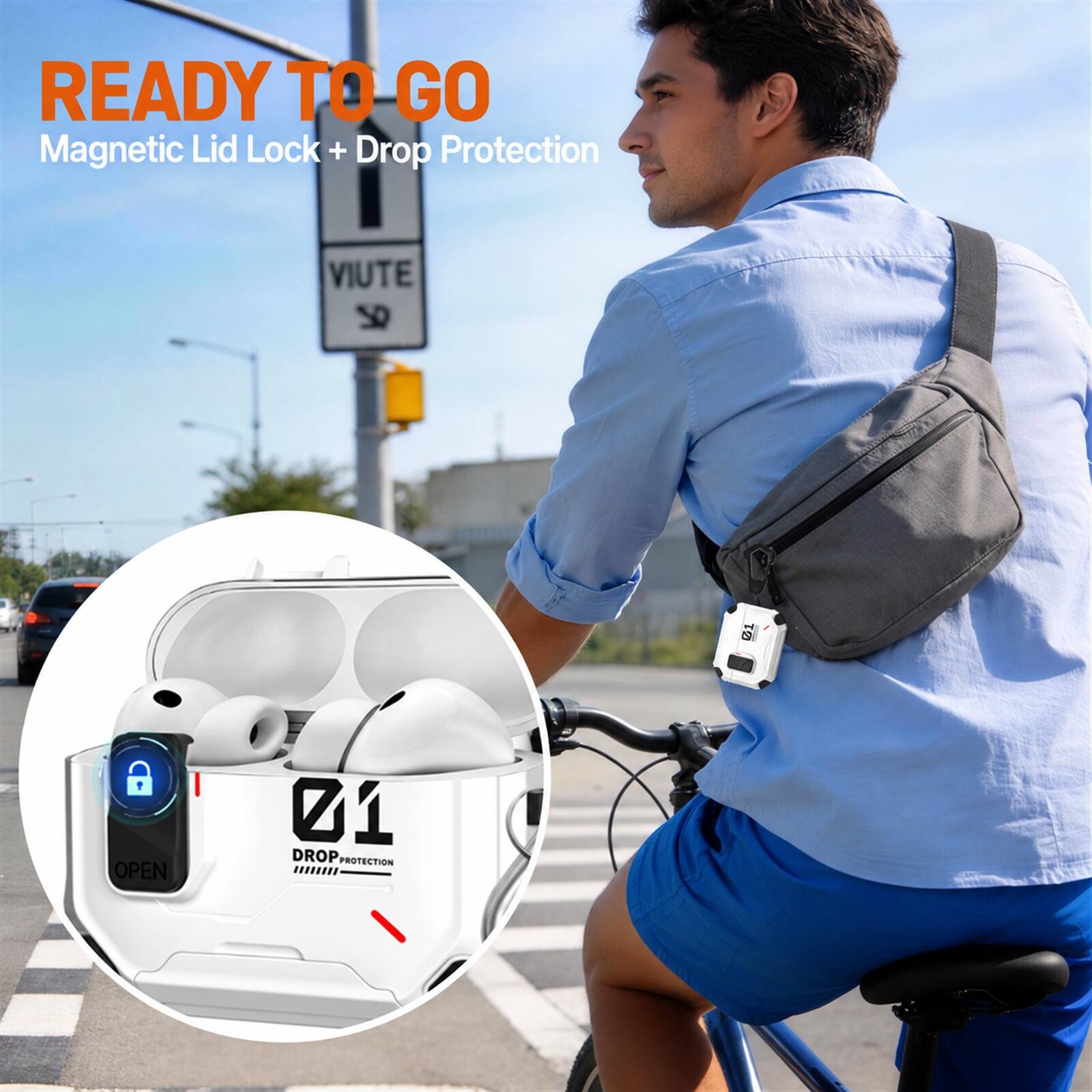 READY TO GO  
Magnetic Lid Lock + Drop Protection  

VIUTE SO  

01 DROP PROTECTION  
OPEN