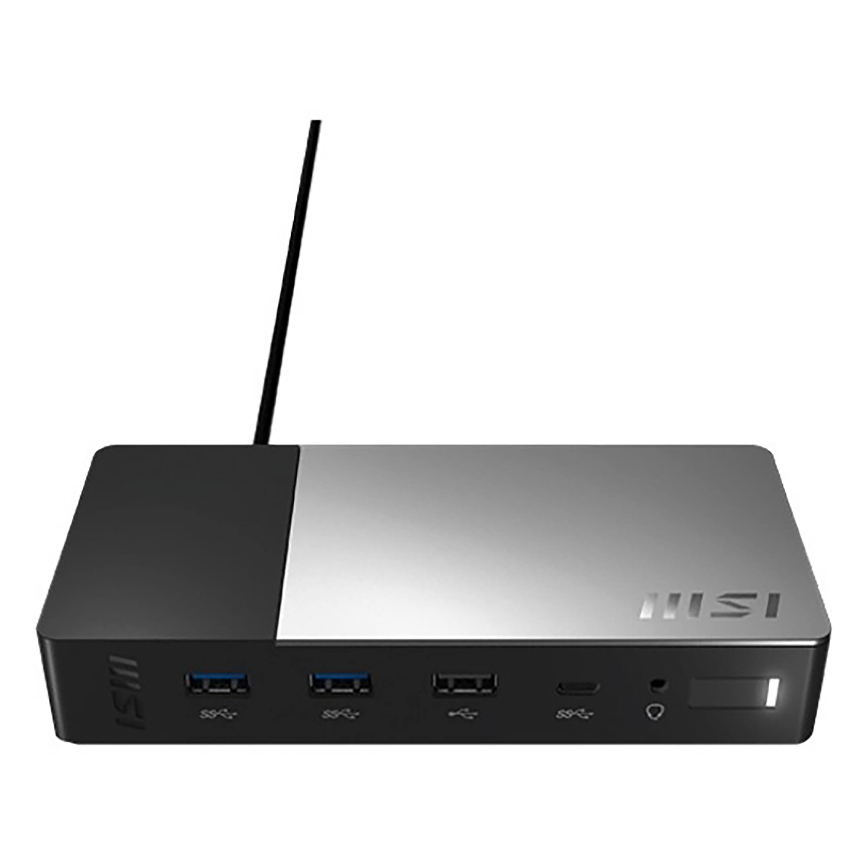 Alt View 14. MSI - USBC Docking Station Gen 2 - Black/Gray.