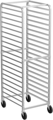 Winado - 20 Tier Stainless Steel Bakery Rack Hold up to 20 Full or 40 Half Size Bun Pans for Restaurant & Commercial Kitchen Use - Silver