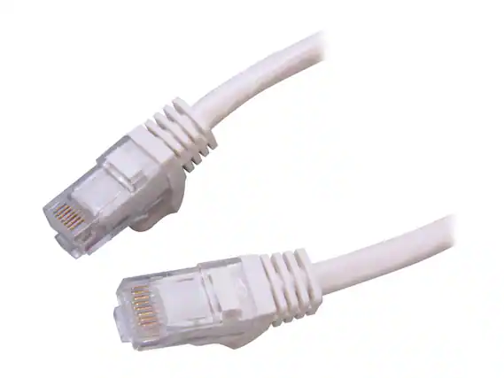 Front. StarTech.com - Startech N6PATCH35WH 35 ft. White Gigabit Snagless RJ45 UTP Cat6 Patch Cable.