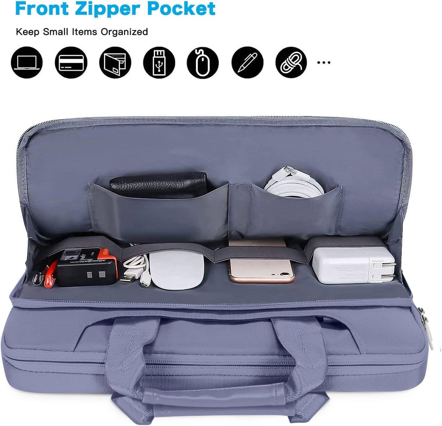 Front Zipper Pocket  
Keep Small Items Organized