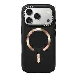 CASETiFY - Force Case MagSafe Compatible for Apple iPhone 18 Pro and 17 Pro Devices - Black Gold