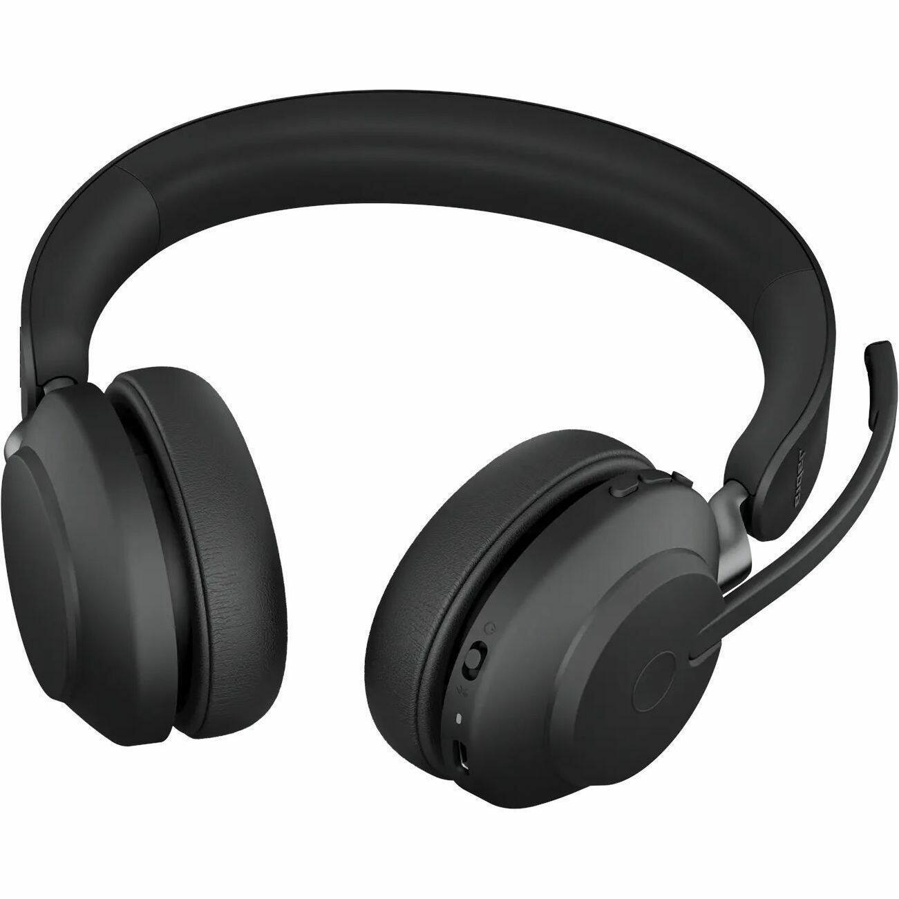 Alt View 5. Jabra - Jabra Evolve2 65 Headset - Microsoft Teams Certification - Stereo - Wireless - Bluetooth - 98.4 ft - 20 Hz to 20 kHz - Blue.