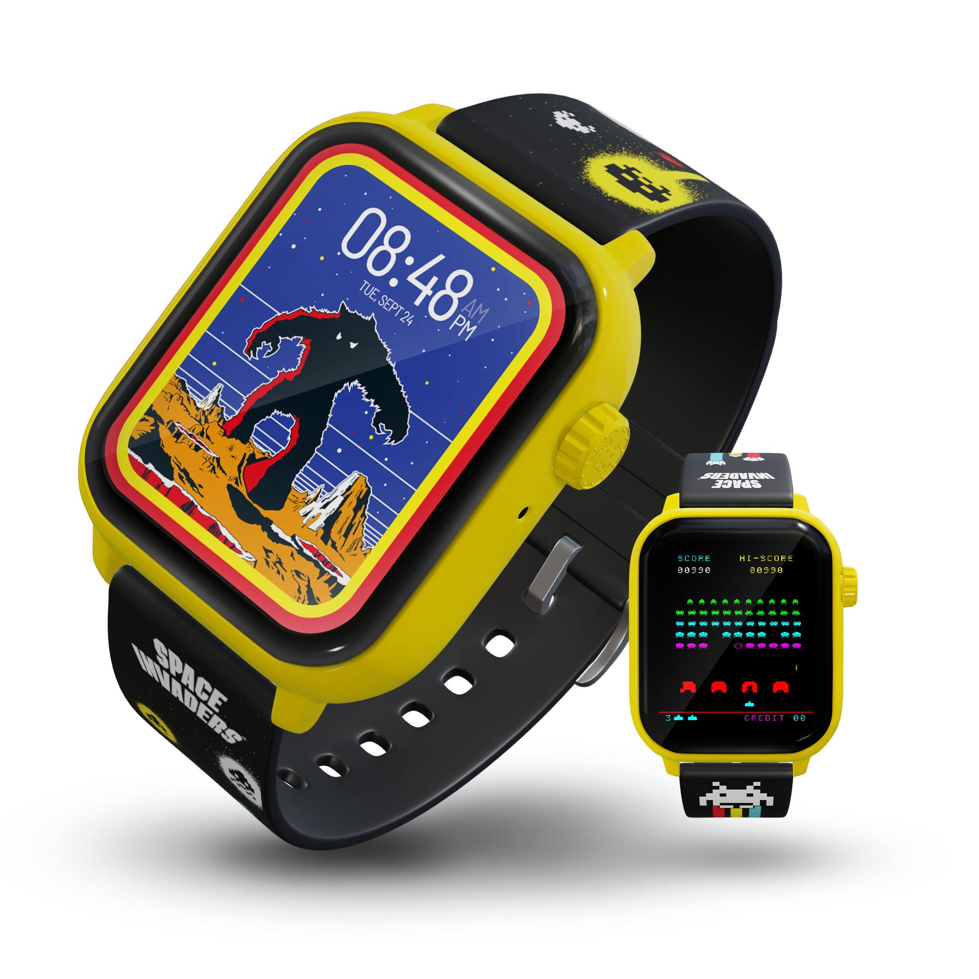 08:48 TUE, SEPT 24 AM PM

SPACE INVADERS

SCORE 00220
HI-SCORE 20230

CREDIT 00