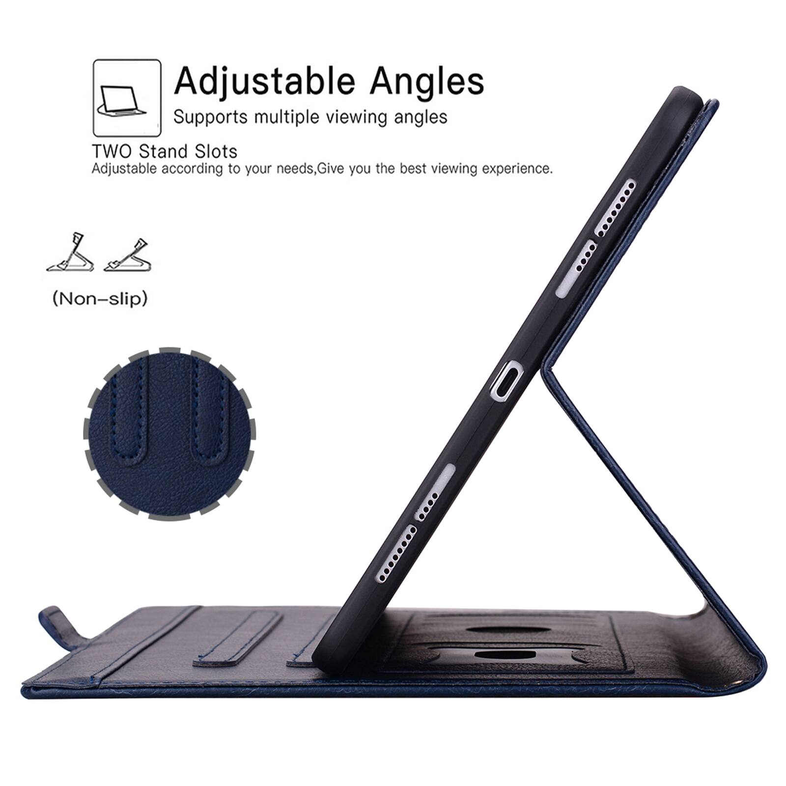 Adjustable Angles  
Supports multiple viewing angles  
TWO Stand Slots  
Adjustable according to your needs, Give you the best viewing experience.  
(Non-slip)