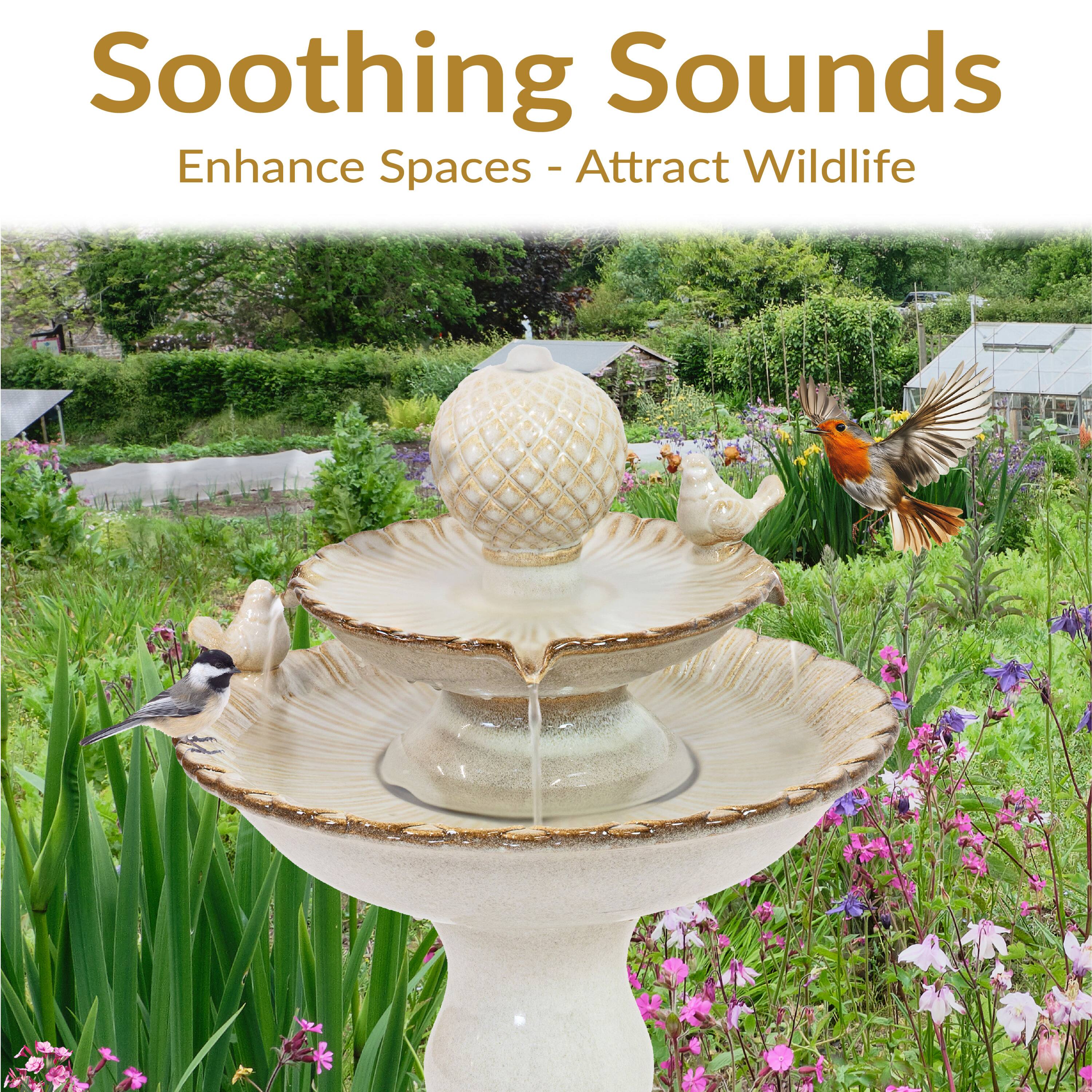 Soothing Sounds  
Enhance Spaces - Attract Wildlife