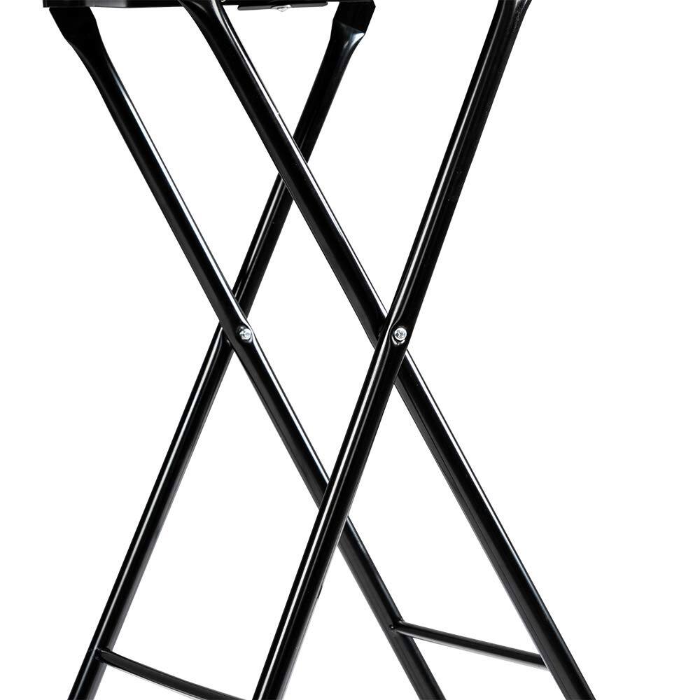 Back. Winado - Foldable Salon Tattoo Stand Mobile Rolling Trolley Cart Stylist Beauty Tray for Barber Shop, Beauty Salon, Tattoo Parlor - Silver.
