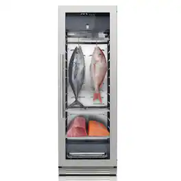 Ca'Lefort - Dry Age Fridge for Steaks, Dry Aging Fridge for Meat, Ribeye, Lamb & Ham, Holds 298 lb, (12.46 cu.ft) - Silver