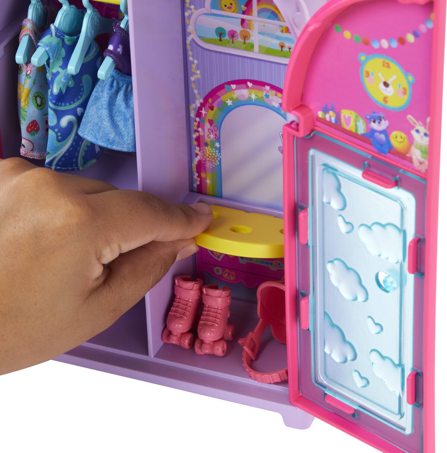 Alt View 3. Mattel - Barbie Chelsea Doll & Closet Toy Playset   - Collectibles - Multicolor.