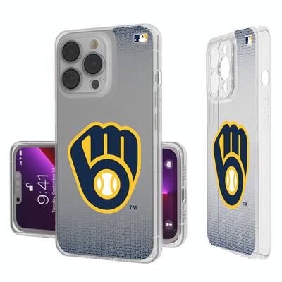 Milwaukee Brewers Linen Clear Phone Case - iPhone 15 Pro Max Milwaukee Brewers Linen Clear Phone Case - iPhone 15 Pro Max