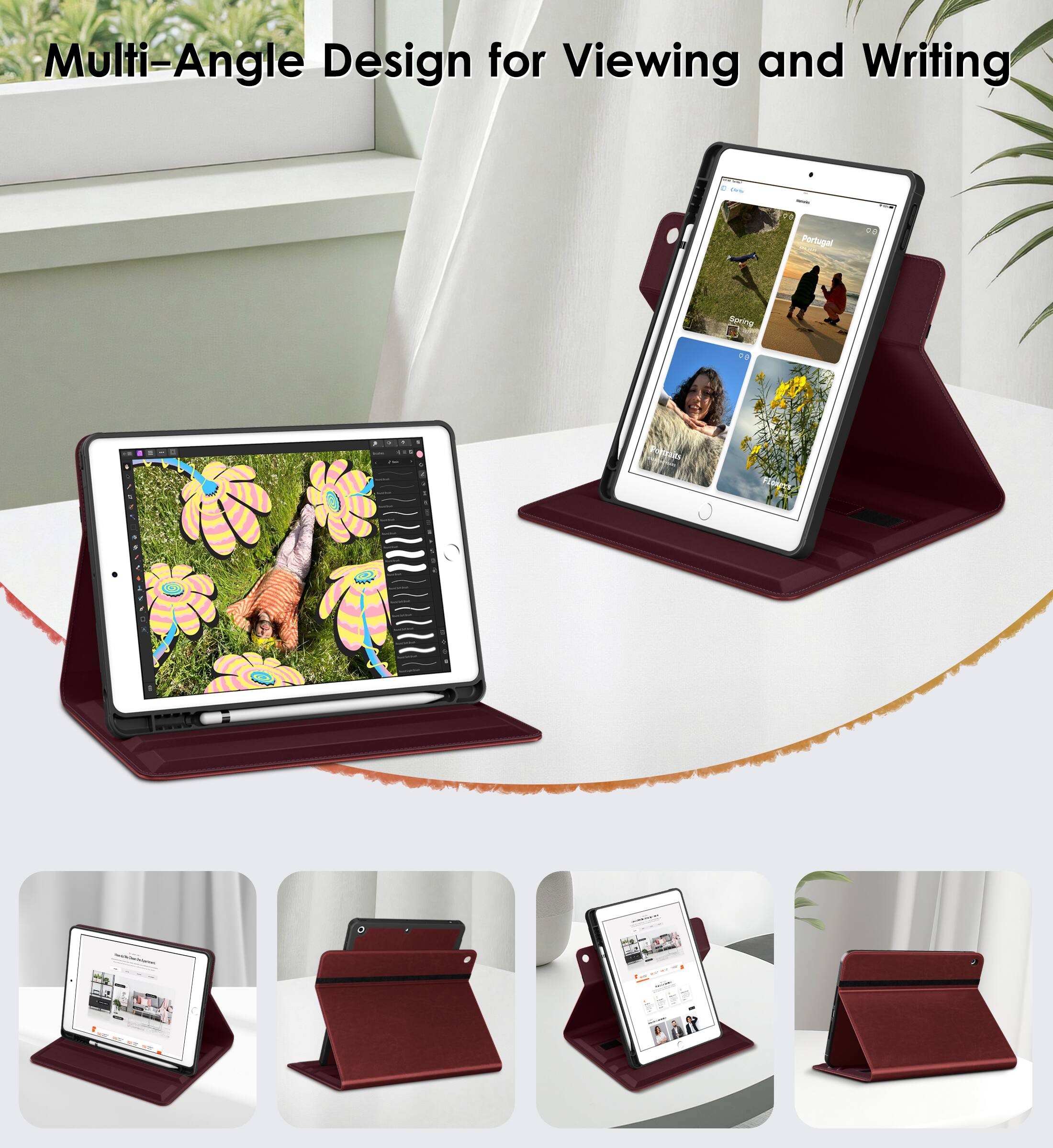 Multi-Angle Design for Viewing and Writing.