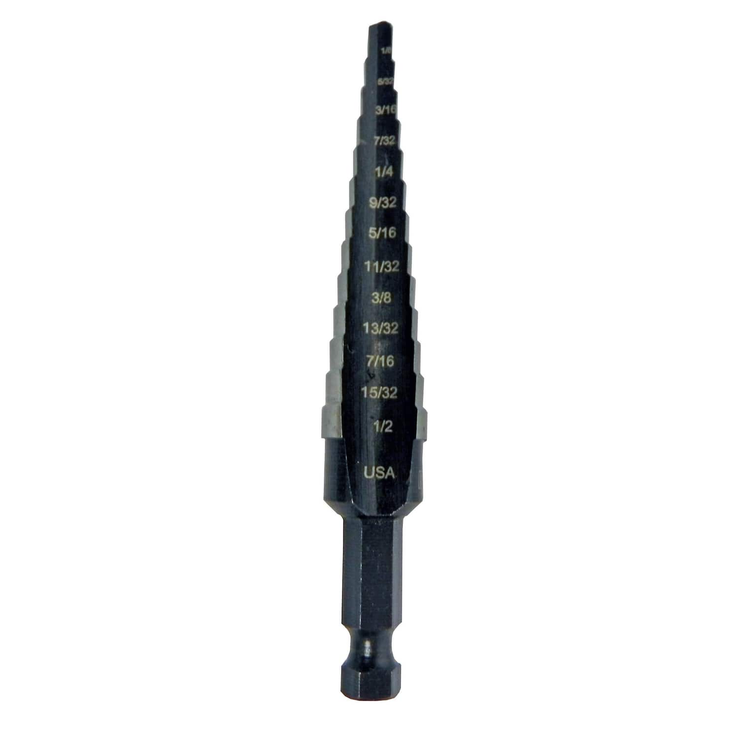 Irwin - Unibit 1/8 to 1/2  High Speed Steel Step Drill Bit Square Shank 1 pc price history on PriceWatchPro