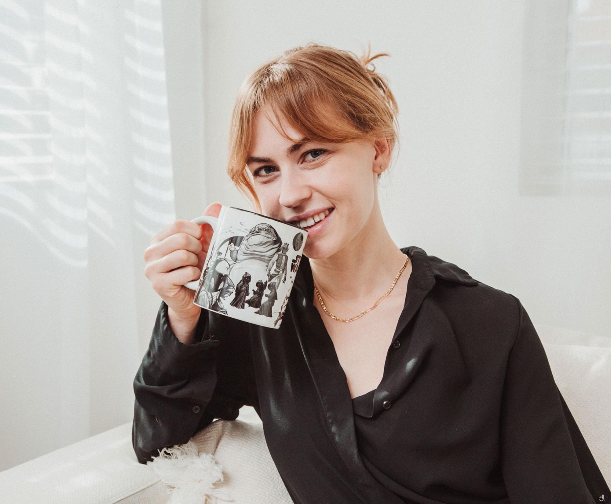 Alt View 5. Star Wars - Star Wars Original Trilogy Collage Ceramic Mug | Holds 20 Ounces - White.