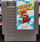 SUPER MARIO BROS. 2
Nintendo ENTERTAINMENT SYSTEM
Official Nintendo Seal of Quality
Made in Japan
NES-MW-USA
Japan USA