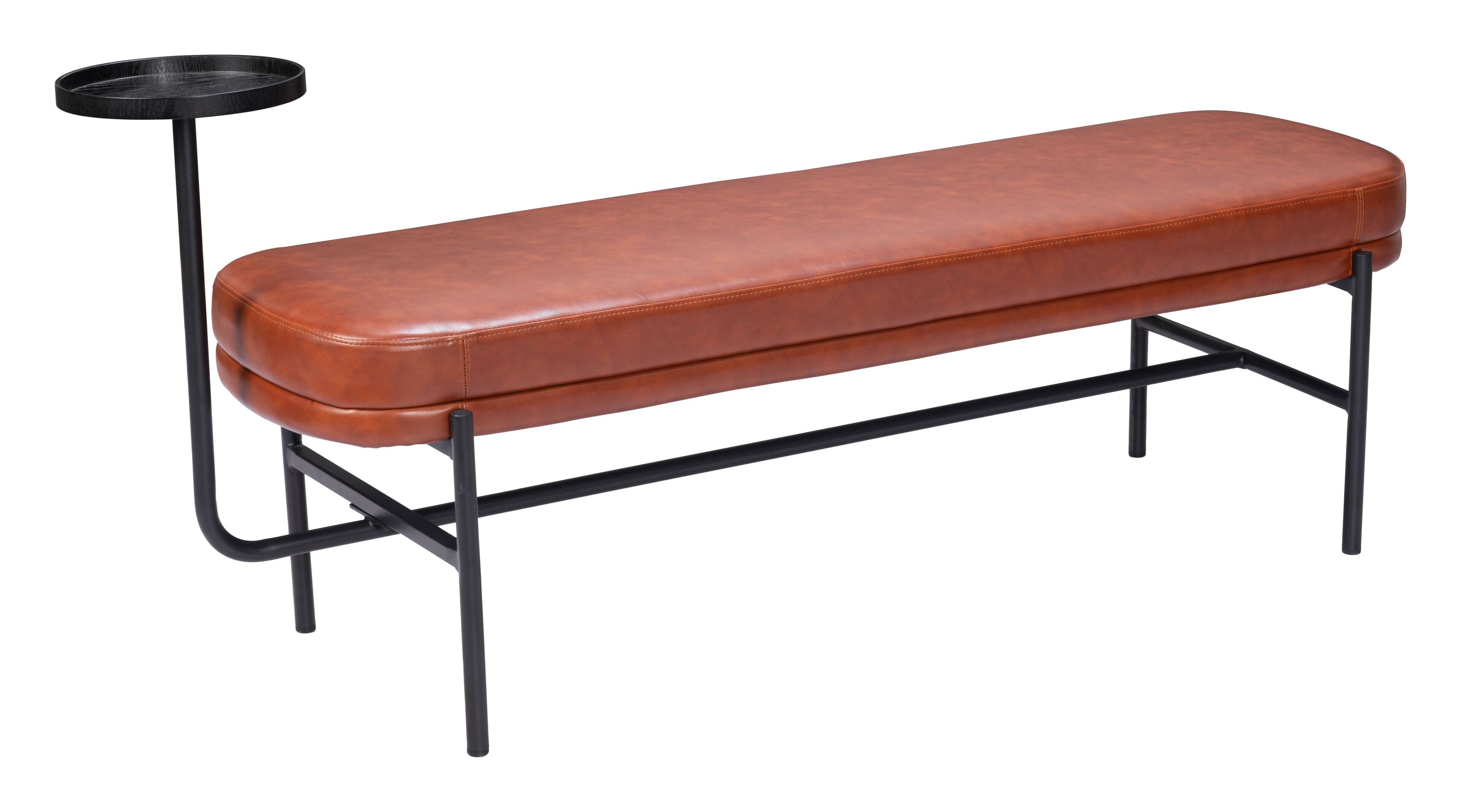 Alt View 2. Hivvago - Ploce Bench Brown - Brown.