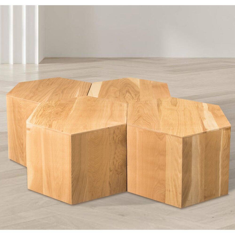 Alt View 1. Meridian Furniture - Eternal Natural Coffee Table - Brown.