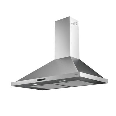 Zephyr 36 inches Convertible Wall Range Hood Stainless Steel Zephyr 36 inches Convertible Wall Range Hood Stainless Steel