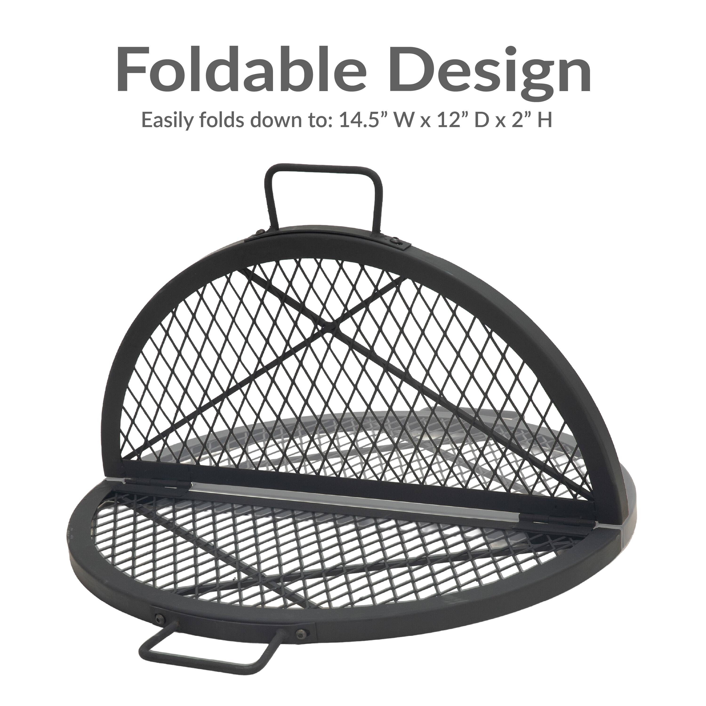 Foldable Design  
Easily folds down to: 14.5" W x 12" D x 2" H